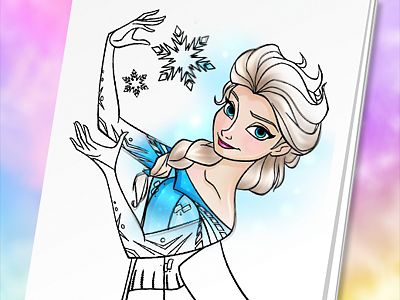 Amazing Princess Coloring Book gameplay preview