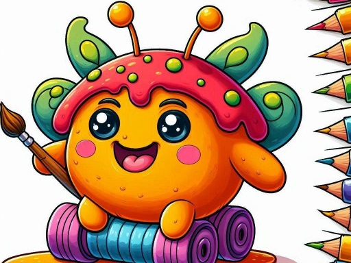 BTS Sprunki Coloring Book gameplay preview